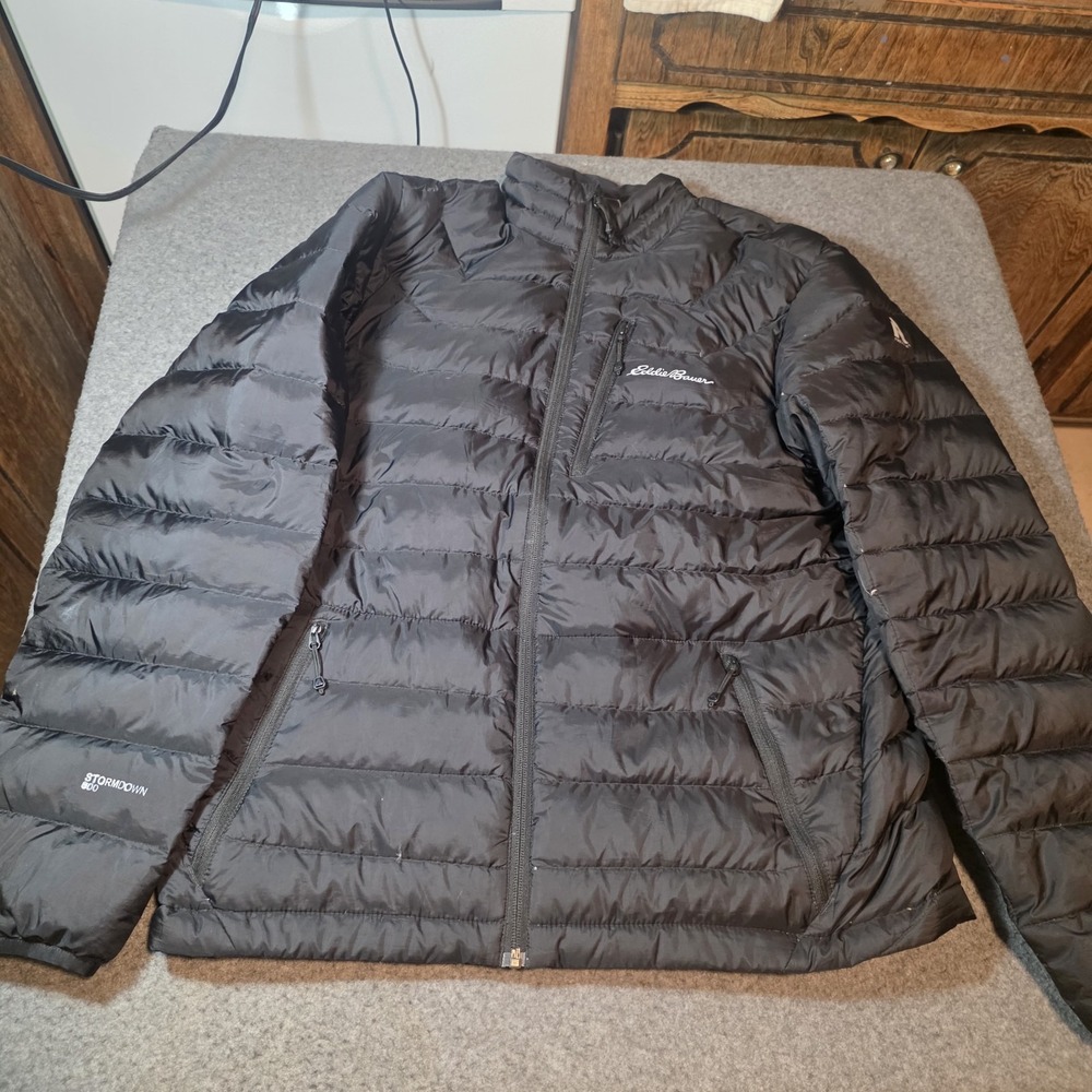 Eddie Bauer StormDown 800 packable puffer Jacket Medium J2